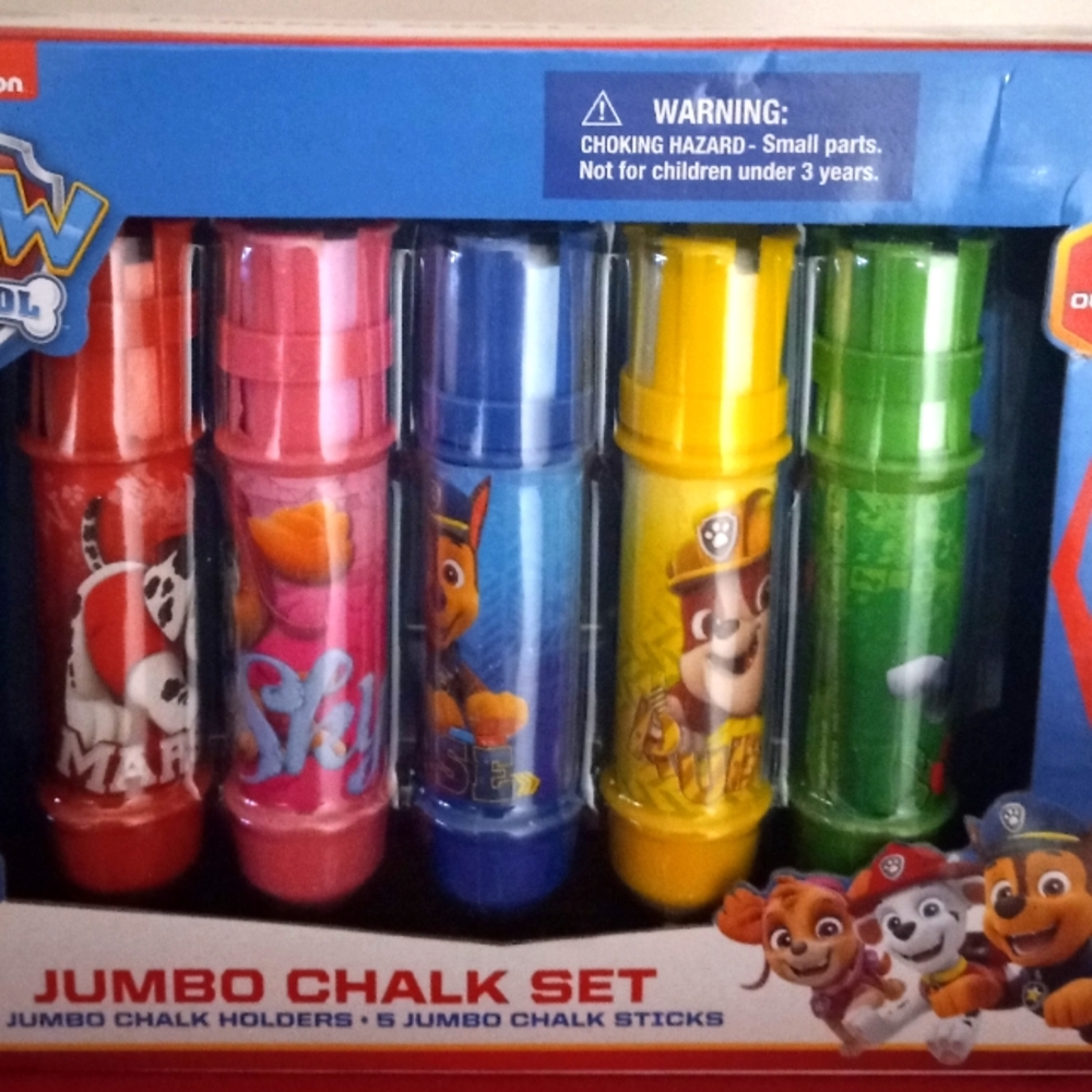 PAW PATROL JUMBO CHALK SET